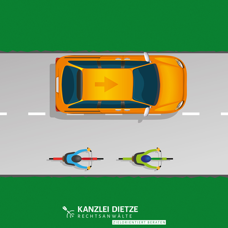 4: Bei einer mittleren Straßenbreite...